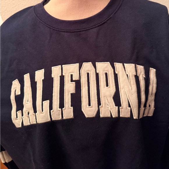 California Navy Blue Men's Sweater - Picture 3 of 5